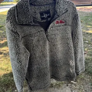Boxercraft Old Miss‎ XS Fleece Sherpa 1/4 Zip Pullover Jacket Sweatshirt Sweater thumbnail 1
