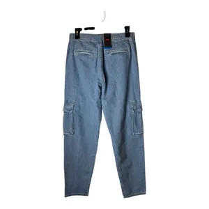 Levis Jeans Women‎ 26 Blue Denim Premium Cool Eco Performance Cargo NWT Retro thumbnail 4