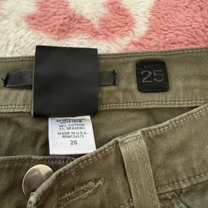 SP Black Label Olive Green Skinny Jeans Size 25 USA Made Stretch Y2K Indie Pants thumbnail 3