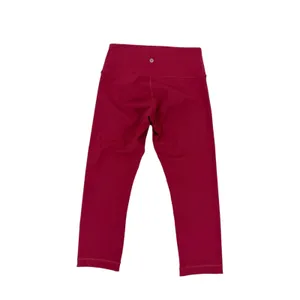 Lululemon Athletica Red Leggings Size 8 Womens Activewear thumbnail 3