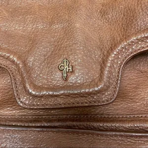 Cole Haan Emma Brown Pebbled Leather Crossbody Flap Bag thumbnail 7
