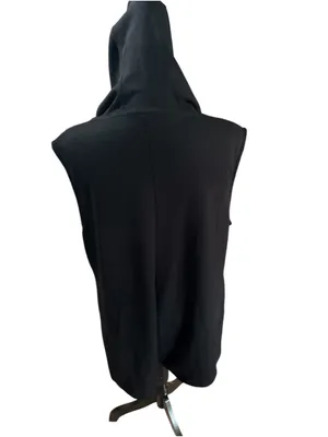 Halara Hooded Sleeveless Zipper Casual Jumpsuit with Pockets Size XL Black thumbnail 8
