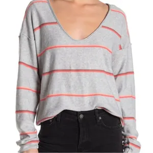 Free people‎ make you mine stripe sweater M thumbnail 1
