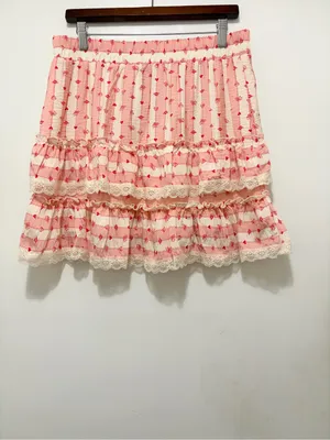 Bridgerton Tiered Mini Skirt Large‎ NWT thumbnail 7