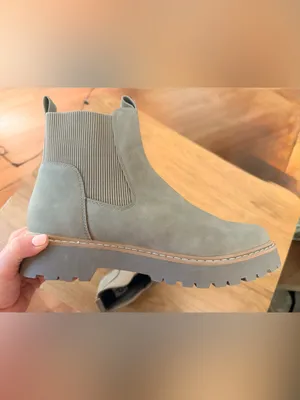 Dolce Vita Leigha Chelsea Ankle Boots – Light Grey / Stone Faux Leather Size 9 thumbnail 12