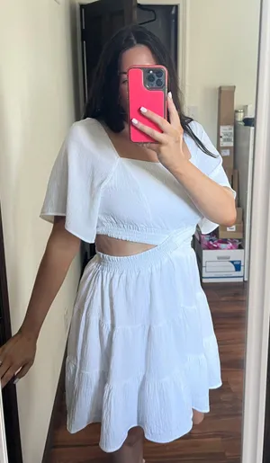 White Dress Size L thumbnail 1