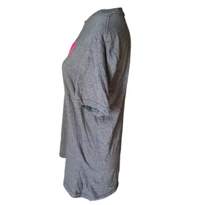Disney Snack‎ Goals T-Shirt Gray Pink Graphic Tee Women's Cute Sz L thumbnail 2
