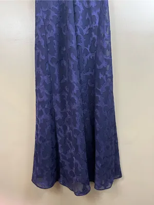 Vintage 90s Victoria’s Secret Gold Label Purple Maxi Slip Dress Sheer Scroll S thumbnail 8