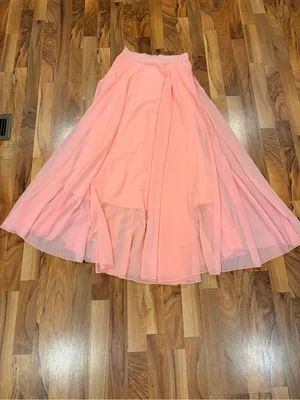 Chicwish Pink Flowing Maxi Skirt thumbnail 6