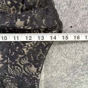 Lulus Dance For You Lace Bodysuit Women S Black Beige Plunging Coquette Romantic thumbnail 10