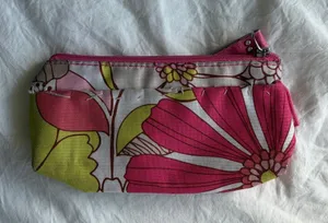 Clinique vintage Y2K floral makeup bag thumbnail 1