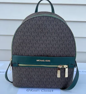 MK Kenly Medium Backpack - Racing Green thumbnail 1