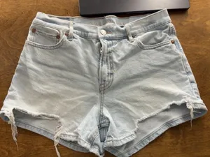 American Eagle Light Wash Shorts thumbnail 1