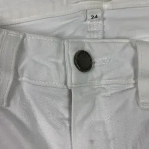 Paige Jeans‎ Womens 24 White Verdugo Crop Skinny Raw Hem Stretch Mid Rise Denim thumbnail 7