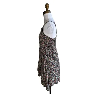 Altar'd State Ditsy Floral Spaghetti Strap Mini Sundress Women's Size Medium thumbnail 4
