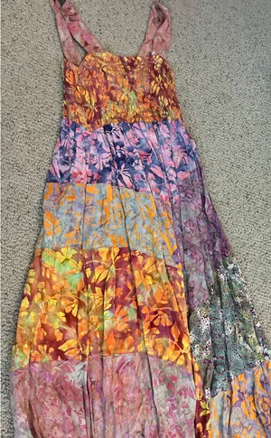 Maxi dress floral Multiple thumbnail 1