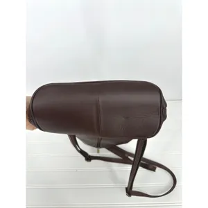 Tuscany Leather Backpack Purse Women OS Brown Leather Handmade Italy Sling Zip thumbnail 3
