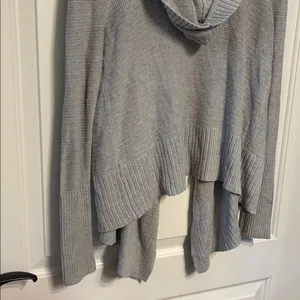 Hollister Light Gray Women's Cardigan Grandmacore thumbnail 6
