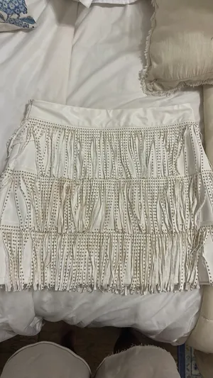 Blue B collection fringe skirt thumbnail 2