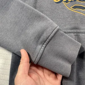 Carhartt Women’s Small Gray Pullover Hoodie Graphic Logo Sweatshirt Cozy Casual thumbnail 3