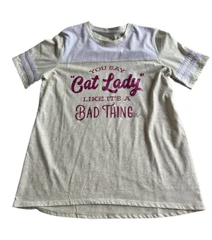 Disney The Aristocats Marie You Say Cat Lady Like It's a Bad Thing‎ Shirt XL thumbnail 1