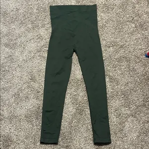BLANQI Dark‎ Green Women’s Belly Support Maternity Leggings XL thumbnail 7