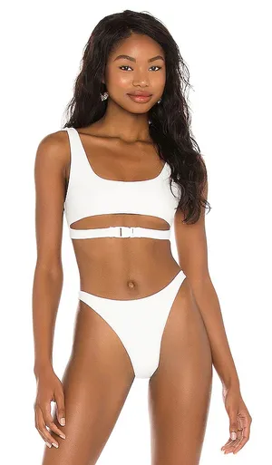 superdown Mona Bikini top in White Small thumbnail 3