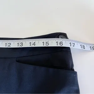 Club Monaco Women's‎ Wool Blend Black Back Pleated Pencil Skirt thumbnail 6