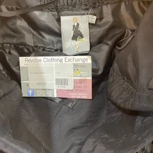 Vintage Elegant Black Feathered Strapless Dress Size 2 thumbnail 3