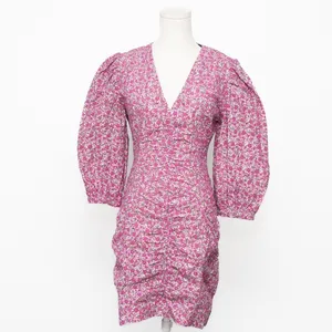 Maje‎ Floral Embroidered Puff Sleeve Dress thumbnail 2