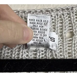 Chicos 3 US XL Silver Grey Open Front Sweater Knit Cardigan Career Travel Preppy thumbnail 7