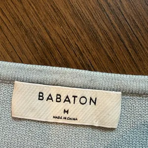 Aritzia Babaton Sculpt Knit Squareneck Bustier Tank Medium in Blue - C27-004 thumbnail 2