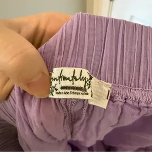 Free People Purple Heating Up Woven Boxer Shorts Size Medium thumbnail 7