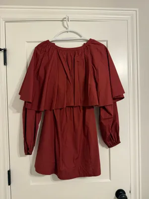 ASOS Red Cape Mini Dress thumbnail 3
