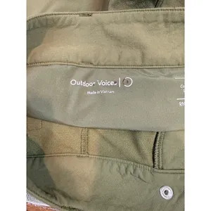 Outdoor Voices RecTrek Zip-Off Convertible Pants Green Tan Tri-Color Size Small thumbnail 6