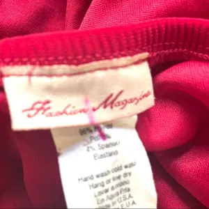 Fashion magazine red cocktail dress thumbnail 8