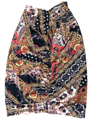 Like New Free People She's Something Else Ruched Jersey Knit Skirt Size Small thumbnail 6