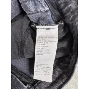 abercrombie 90s‎ striaght high rise curve love 28/6s black washed jeans thumbnail 2