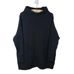 Free People Ottoman Slouchy Sweater Pullover Size M Black Oversized Lagen Fall thumbnail 3