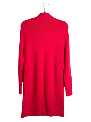 J.Crew Supersoft Yarn Mockneck Shift Sweater Dress Hot Pink SM Alpaca Wool Blend thumbnail 2