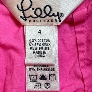 💖 Lilly Pulitzer Preppy Pink Tennis Skort | Lime Green Trim | Size 4 thumbnail 8