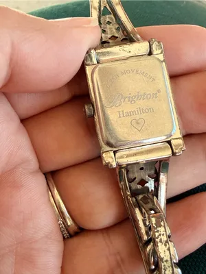 Brighton Hamilton Silver Plated Filigree Butterfly Heart Watch Untested As‎ Is thumbnail 7