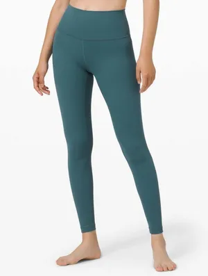 Desert Teal Wunder Under Lululemon Leggings thumbnail 3