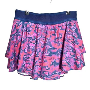 Lululemon‎ Court Rival High Rise Skirt Size 10 Chroma Clash Multi / Mineral Blue thumbnail 5