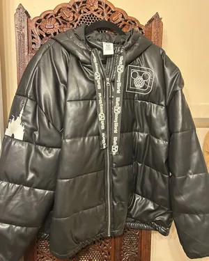 Walt Disney World Jacket Adult 3XL Black Mickey Mouse Bubble Embroidered. thumbnail 1