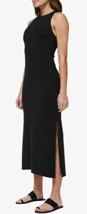 Lululemon Maxi Classic Sleeveless Black dress side slits Racerback size 6? thumbnail 1