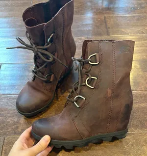 Sorel Joan Of Arctic Wedge Ii Boots in Cattail thumbnail 1