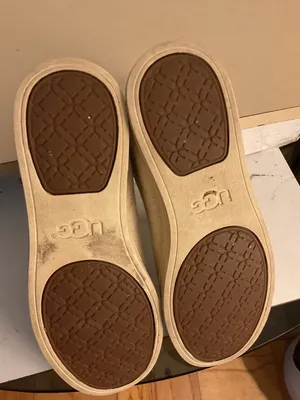 UGG Women's Low-Top Canvas Sneakers in Off-White and Beige size 6.5 thumbnail 8