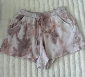 Free People Tie-Dye Pink Ladies Lounge Shorts thumbnail 1