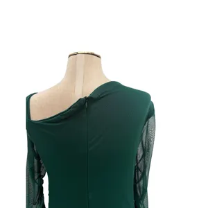 Club L London Sweet‎ Dreams Green Ruched Mesh Maternity Maxi Dress US 10 thumbnail 11